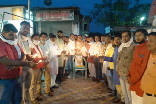 Youth Congress pays homage to the martyred soldiers on the Galvan valley