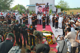 Last rites for soldier palani