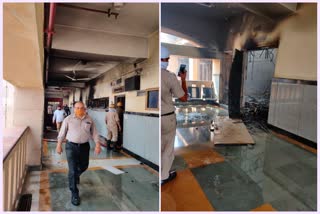 fire brigade extinguished fire in rohini court