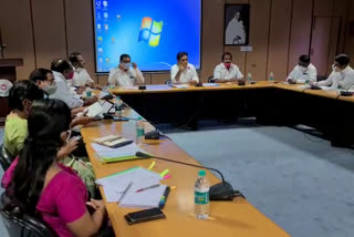 minister ktr review with muncipal officials