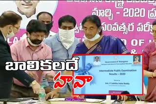 minister sabitha indra reddy release telangana inter results