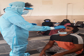 covid test to passengers in kadapa who were come from bengaluru