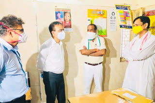 Union Minister of State for Home Affairs and MP of South Delhi visited Isolation Center in South Delhi