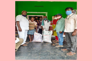 Distribution of paddy seeds for Kharif cultivation at chodavaram mandal in visakhapatnam district