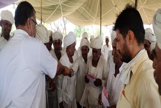 MP Devji Patel,  Visit of Devji Patel,  MP's visit to Jalore,  Jalore Daura of Devji Patel,  jalore news,  rajasthan news