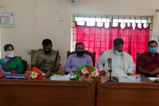 Progress review meeting of various departments headed by Minister K Gopalya