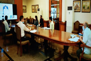 DDMA meeting chaired by Lt. Governor regarding corona cases in delhi