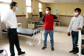 collector inspected the district hospital