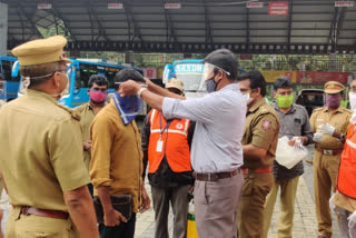 covid Preventive Measures  കൊവിഡ് പ്രതിരോധ നടപടികൾ  മോട്ടോർ വാഹന വകുപ്പ്  കൊവിഡ് നിയന്ത്രണ പരിപാടികൾ