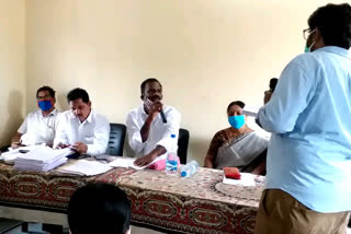 The public representatives were angry at the performance of the Government Officers at the Narayanapeta Mandala Sarvasabhaya meeting.