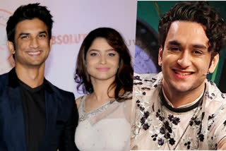 vikas gupta, Ankita lokhande, sushant singh rajput, ETVbharat