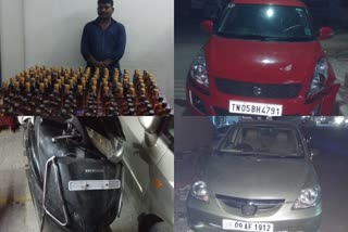 liquor seized in chennai