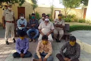 Marwar Junction news, accused arrested,  theft in liquor store