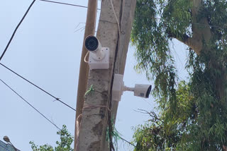 8 CCTV cameras installed  in dilshad Colony