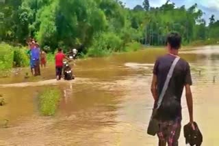 dilapidated road in south karimganj