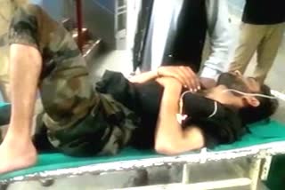 Army porter injured