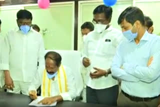 vijay kumar as suda new chairman at khammam