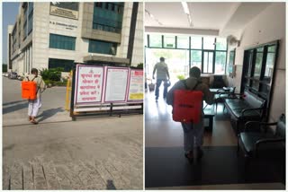 dwarka north police station sanitized to protect covid-19 after direction of dcp anto alphonse