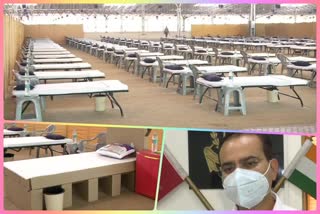 oxygen facility will be provided in 10% beds at Chhatarpur Radha Swami Satsang Beas covid Center