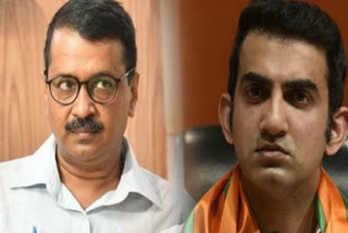 gautam gambhir remarks on delhi cm kejriwal over corona testing