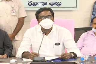 Minister Puvvada ajay started rtc parcel Courier and Cargo Services