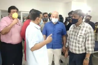 Chief Minister Kejriwal visits Burari Kaushik Enclave Hospital