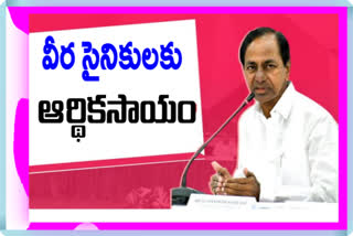 Telangana CM KCR announces financial assistance to the families of 19 soldiers killed in the conflict with China.