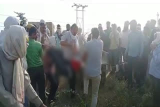 vegetable merchant killed in Bharatpur, youth brutally murdered in bharatpur