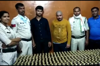 Police recovered 475 Corex bottles from a car in Sidhi