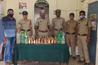 liquor seezed at ankapally vishaka district