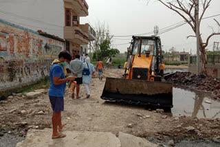 mubarakpur water logging