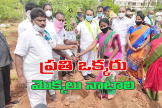 minister eetela rajender participated in harithaharam programme in karimnagar district