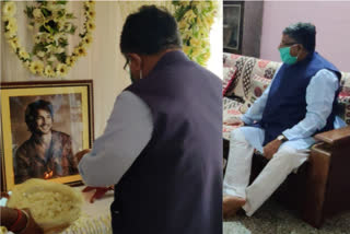 Union Law Minister Ravi Shankar Prasad meets Sushant Singh's family