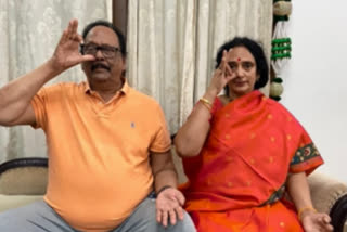 Krishnam Raju Does Yoga In His Home In Jublee Hills