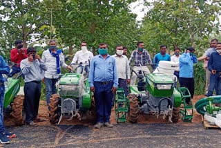 Farming equipment of 25 lakhs given to farmer