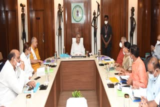 chief-minister-bhupesh-baghel-holds-a-meeting-on-bodhghat-project