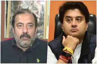 Former Minister Tarun Bhanot-Rajya Sabha MP Jyotiraditya Scindia