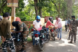 Bengabad police launch vehicle check operation in giridih