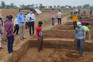 review meeting of MGNREGA works under water conservation in Aravalli