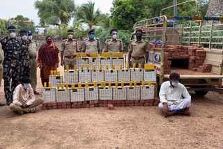 liquor illegal transport in uravakonda ananthapuram district