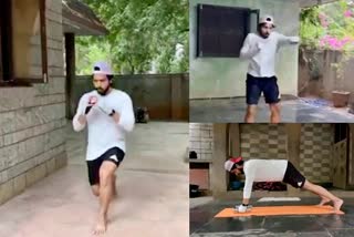 Harish Kalyan workout video goes viral on twitter