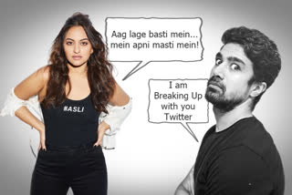 Sonakshi Sinha, Saqib Saleem quit Twitter to stay away from 'negativity'