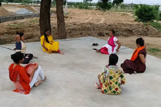 people did yoga at home in karnataka