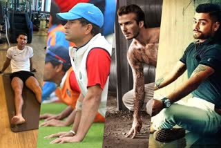 sports star who regularly practising yoga