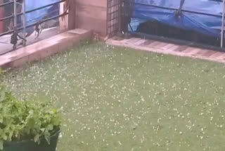 hailstorm in Bilaspur