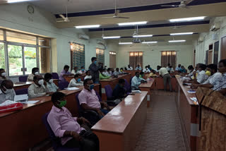 SSLC Exam Preparation Exam Meeting at Gangavati