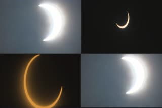 Solar eclipse seen in Delhi Mumbai സൂര്യഗ്രഹണം ദൃശ്യമായി സൂര്യഗ്രഹണം