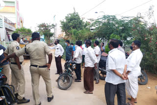 urvakonda people protest against cell tower formation at ananthapuram district