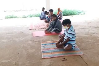 BJP workers celebrated International Yoga Day