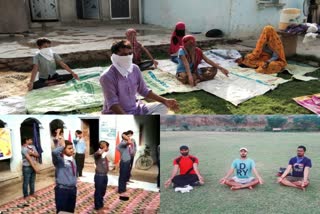 करौली में योगाभ्यास, Yoga practice in Karauli